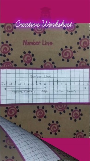 Number Line Worksheet 📝✨ || #shorts #kidslearning #maths