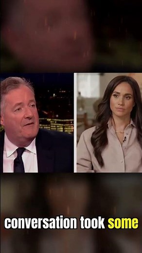Meghan Markle vs. Piers Morgan: Tense On-Air Showdown!!#storytime #interview #meghanmarkle #pierse