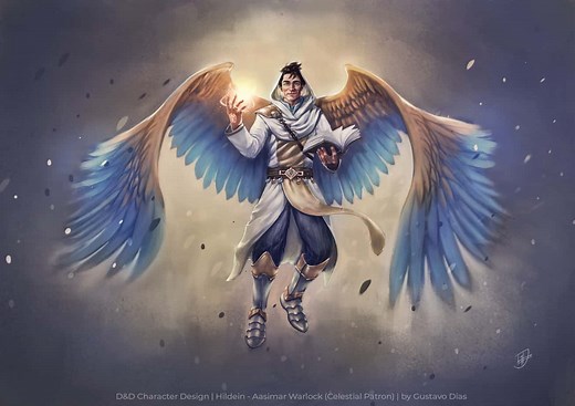 D&D 5e: Aasimar Warlock Guide - Sage Gamers