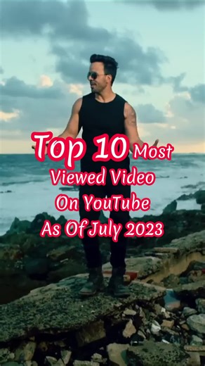 Top 10 Most Viewed YouTube Videos as of July 2023