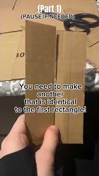Tutorial on how to make a cardboard dragon puppet base! :3 (part 1) #tutorial #dragonpuppets #art