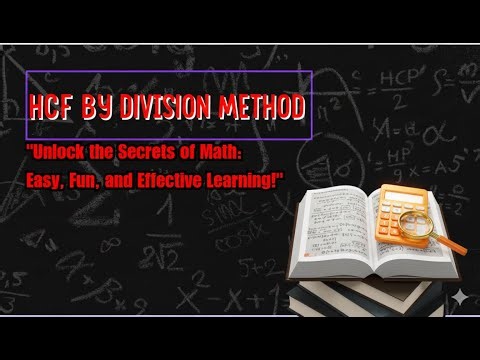 HCF by Division Method | Easy Way