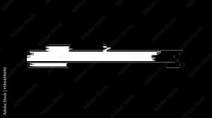 Glitch loading bar animation. Uploading process with distortion effect. Loading bar animation with glitch effect. Downloading process with noise, artifacts. System failure.