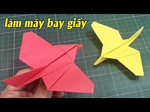 Cách gấp máy bay bằng giấy