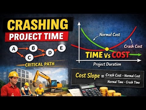 Crashing Project Time Explained | Time-Cost Trade-Off & Cost Slope | Project Management Module 4