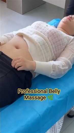 Professional Belly Massage with Oil | Relaxation Therapy 🌿✨