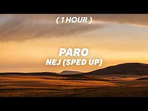 [ 1 Hour ] Nej - Paro (sped up) | allo allo tik tok song