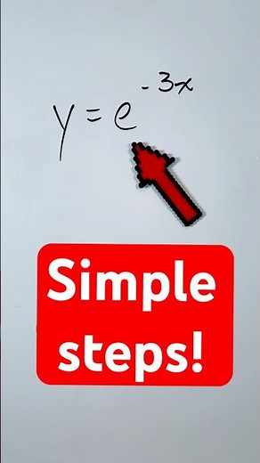 Is the derivative really THIS easy? (exponential functions) #shorts