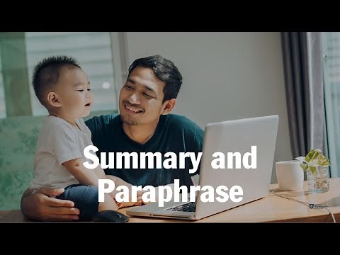 Summary and Paraphrase