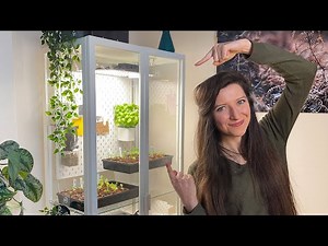 My Ikea Greenhouse Cabinet / Homegrown Garden