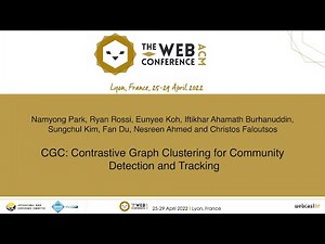 CGC: Contrastive Graph Clustering for Community Detection and Tracking