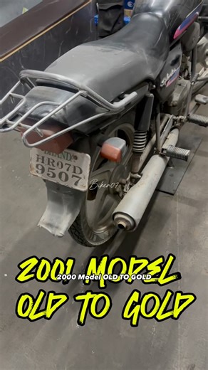Biker 07 on Instagram: "2000 Model Splendor Full Restoration We make OLD TO GOLD #splendor #bikemodified #bikeaccessories #trending #bike ##bullet #viral #splendormodified #bikemodification"