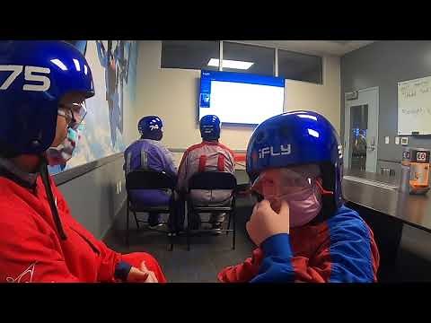 Training to indoor skydive at iFLY