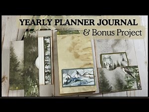 Yearly Planner Journal & Bonus One Sheet Wonder Project (Giveaway Ended)