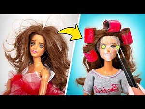 Doll Makeovers: Mini Accessories and Glam Hacks🎀. Magic DIY Tips with Slick Slime Sam's Maker World