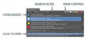 Console Enhanced - replacement for Unity's built-in console