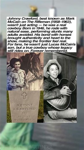 "Johnny Crawford: The Cowboy Who Wasn’t Acting 🤠🐎"