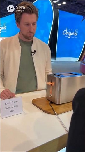 CES 2026 - Day 3 - ToastIQ Elite: The AI-Enhanced Toaster #sora