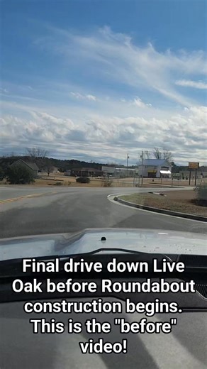 Figured I would do a "before" video of Live Oak before they start construction on the Roundabout. It won't look the same starting tomorrow! #construction #roundabout #beaufortnc | Why Beaufort NC