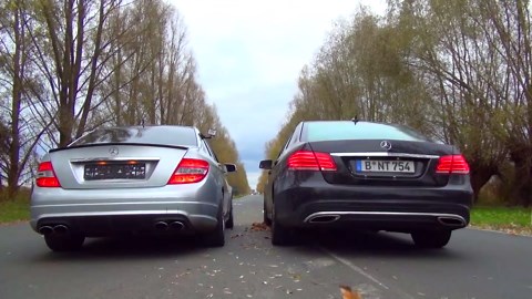 V8 Biturbo vs AMG Roar – Sound Test in Action