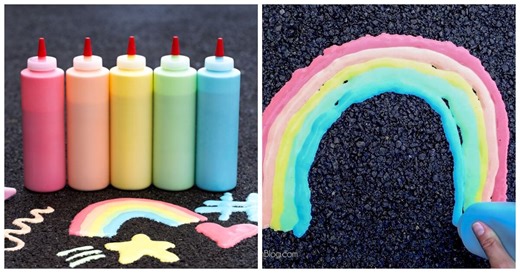 The BEST Puffy Sidewalk Paint