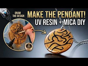 DIY Resin Pendant | Beginner-Friendly Jewelry Making