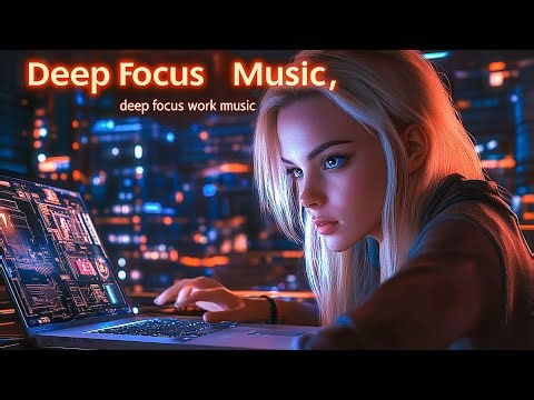 Electronic Music for Work - Deep futuristic garage mix for Focus and Concentration