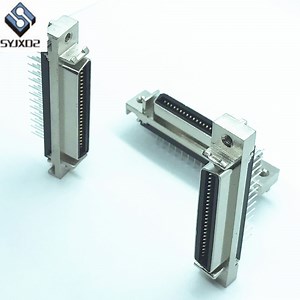 [Hot Item] 50 Poles SCSI D-SUB Servo Connector SMD Vertical Right Angle Female Male