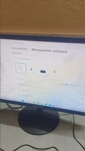 How to change Mouse icon colour change, Mouse size Small,increase, all change Mouse