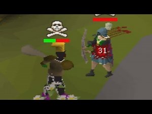 90 Attack in F2P is Chaos. (Pure Pking) Combat lvl 89