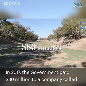 483K views · 3K reactions | Controversy over an $80 million taxpayer-funded water deal has made an unwelcome intrusion into the election campaign for the Morrison Government. Laura Tingle explains. | 7.30 | Facebook