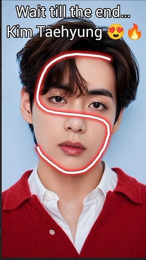 How to draw V from BTS || using S get kim taehyung 😍#bts #v #kimtaehyung