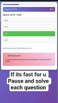 Decimal Operations Quiz: Fun Facts & Math for 7th Graders