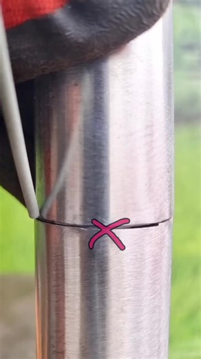 strong connection for tube pipes #connection #trick #technique #fabrication #welder