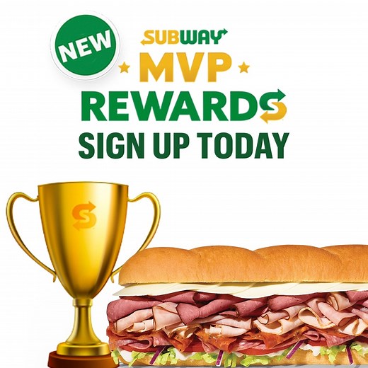33K views · 335 reactions | Being a Subway® MVP comes with its perks. Join the new Subway® rewards program and get treated like the MVP you are. https://www.subway.com/en-us/rewards Subway® MVP Rewards available at participating restaurants. Points may not be earned on third-party delivery orders, ezCater catering orders, or purchases of gift cards. | Subway | Facebook