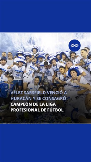 ⚽️ Vélez Sarsfield venció a Huracán por 2 a 0 en el estadio José Amalfitani y se consagró como campeón del torneo de fútbol de primera división. Reviví los goles del partido con el relato de Eladio Arregui. Imágenes: Liga Profesional de Fútbol Argentino @Am870Deportes | Radio Nacional AM 870