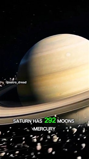 Why Does Saturn Have 274 Moons... and Mercury Has ZERO? 🪐 #universe #moon #nasa