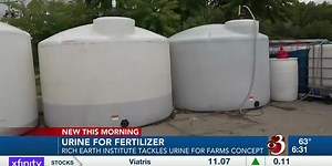 Urine recycling, a Vermont farm is creating fertilizer from human urine