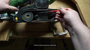 The Flexbar Hardness Testing File Set A unique set of six specially shaped files, each with a non-slip grip, color-coded handle. The Rockwell value is printed on each handle and the files range from HRc 40 through HRc 65. Flexbar precision testing files have specially curved tips which can reach into internal slots, grooves and bores which cannot otherwise be tested using conventional types of fixed or portable hardness testers. They can be taken out-of-factory sites to test for hardness on larg