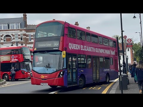 Full Route Visual | London General Route 144: Edmonton Green to Muswell Hill | WHV68 / WHV69