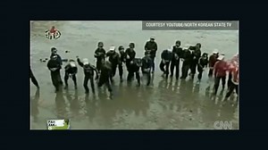 N. Korea mob dismembers S. Korea effigy