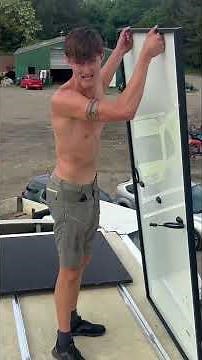 Bin tip on lorry roof!