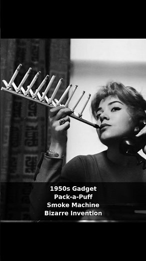 1950s Cigarette Pack Smoke Machine