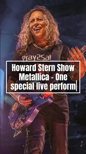metallica - one live perform