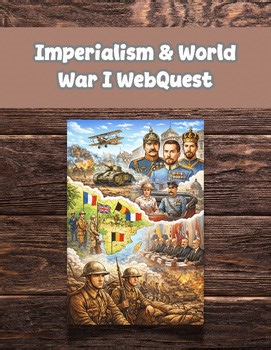Imperialism & World War I WebQuest | Map Activity, Timeline & Coloring Pages