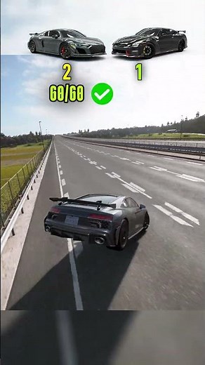 Audi R8GT V10 vs Nissan GTR Nismo