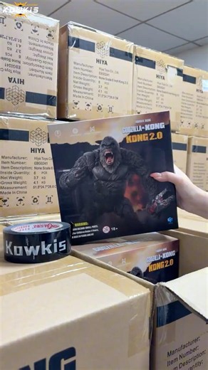 Hiya Kong 2.0 just checked in at the Kowkis warehouse🫠#hiyatoys #monsterverse #kaiju #kingkong #gvk