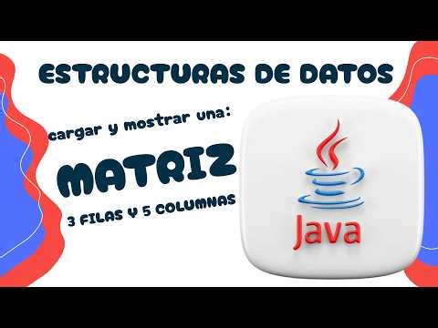 Java: Cargar e IMPRIMIR Matriz 3x5 (Filas y Columnas)