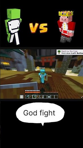 TECHNO BLADE VS DREAM GOD FIGHT #minecraft #dream #technoblade #dreamvstechnoblade
