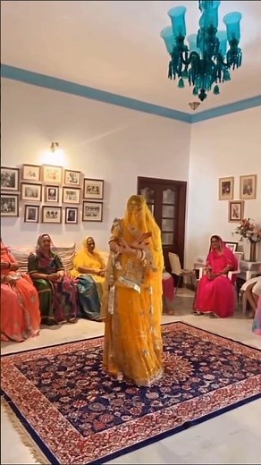 Ghoomar is a traditional folk dance of Rajasthan,